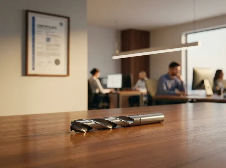 Сертификат на сверло