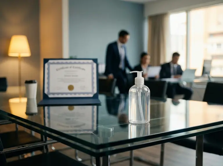 Сертификат на антисептики